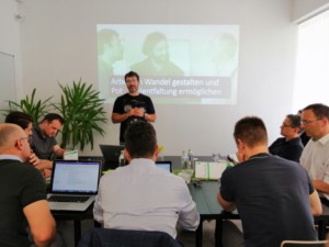 Präsentation im Coworking Pongau.